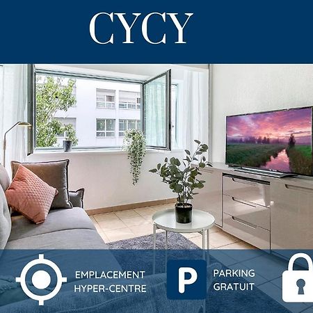 Homey Cycy - New / Free Parking / Hyper-Centre / Proche Geneve 안마스 외부 사진